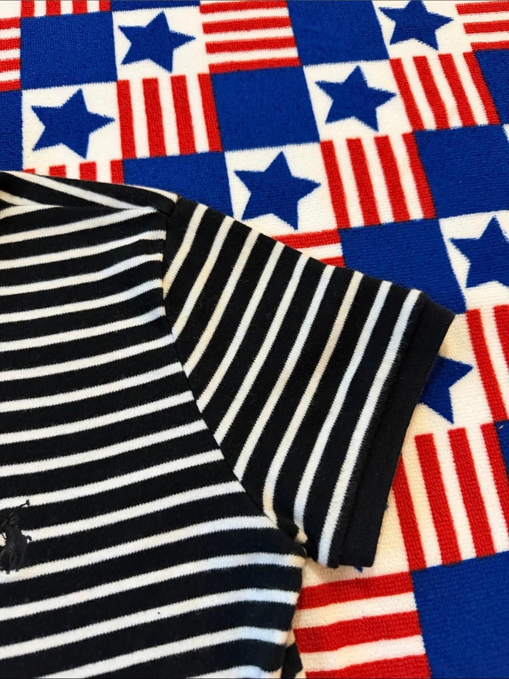 Polo by Ralph Lauren Black & White Striped Polo